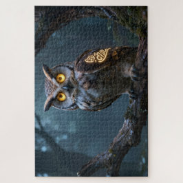 Celtic Spirit Animal Owl Jigsaw Puzzle ジグソーパズル