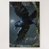 Celtic Spirit Animal Raven Jigsaw Puzzle ジグソーパズル (縦)