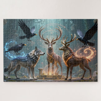 Celtic Spirit Animal Totem Jigsaw Puzzle ジグソーパズル