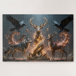 Celtic Spirit Animal Totem Jigsaw Puzzle ジグソーパズル