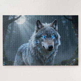 Celtic Spirit Animal Wolf Jigsaw Puzzle ジグソーパズル