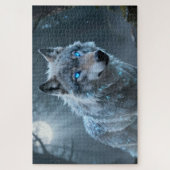 Celtic Spirit Animal Wolf Jigsaw Puzzle ジグソーパズル (縦)