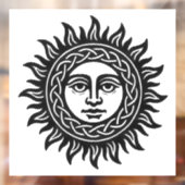 Celtic Sun Knot — Haunted Ink Solar Emblem ウィンドウサイン (シート2)
