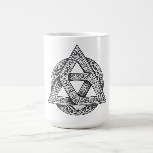Celtic symbol, trinity knot コーヒーマグカップ (中央)