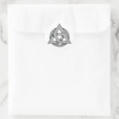 Celtic symbol, trinity knot ラウンドシール (バッグ)