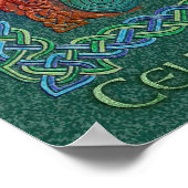 Celtic Tree of Lifeポスタープリント ポスター (角)