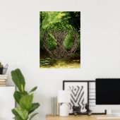 Celtic Tree Of Life ポスター (ホームオフィス)