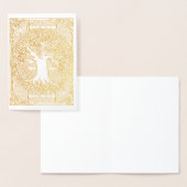 Celtic Tree of Life (空白の内部)フォイルカード 箔カード (ディスプレー)