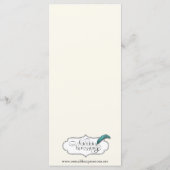 Celtic Tree of Life 結婚's Menu メニュー (裏面)