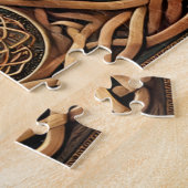 Celtic Tree of Life, Intricate Knotwork Irish ジグソーパズル (側面)