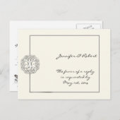 Celtic Tree of Life RSVPポストカード インビテーションポストカード (正面/裏面)