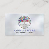 Celtic Tree of life - Yggdrasil – 真珠と色 名刺 (正面)