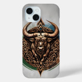 Celtic Tribal Taurus Zodiac Phone Case Case-Mate iPhoneケース (裏面)