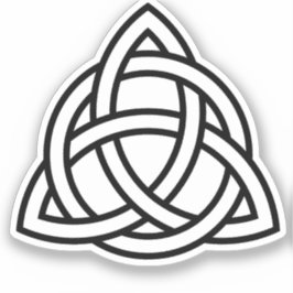 Celtic Trinity Knot Triquetraシンボルステッカーラベル シール