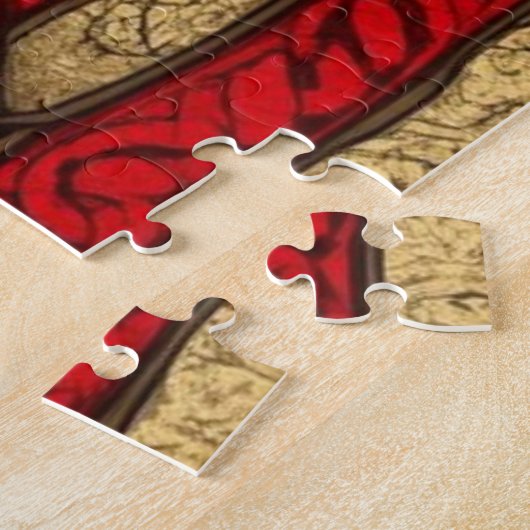 Celtic Welsh Knotwork Jigsaw Puzzle ジグソーパズル (側面)