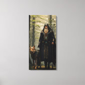 Celtic WizardとWolf Canvas Print キャンバスプリント (正面)