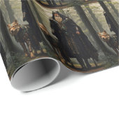 Celtic WizardとWolf Canvas Print ラッピングペーパー (ロールコーナー)