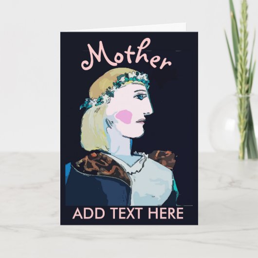 Celtic Woman Cards、編集文字の追加、 案内状 (正面)