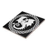 CelticCircleWhiteDragon タイル (側面)