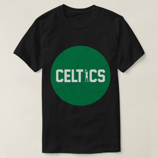 Celtics – ボストンバスケットボールシール tシャツ (デザイン正面)