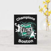 Celtics Basketball Tri-blend  カード (黄色い花)