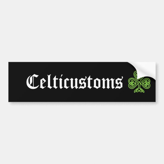 Celticustomsのバンパーステッカー バンパーステッカー (正面)
