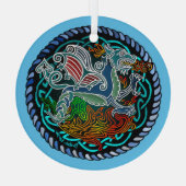 Céltique dragon ガラスオーナメント (裏面)
