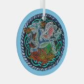 Céltique dragon ガラスオーナメント (正面右)