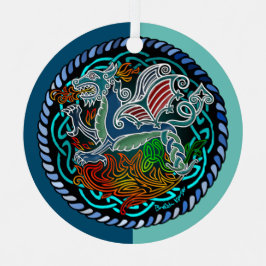 Céltique dragon メタルオーナメント