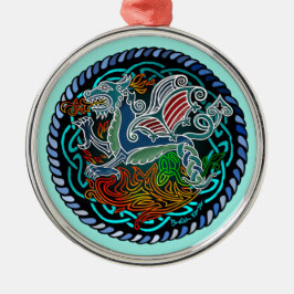 Céltique dragon メタルオーナメント