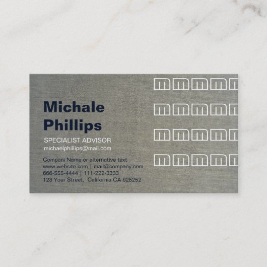 CEMENTO HORMIGON CONSTRUCCION INGENIERIA CIVIL 名刺 (正面)