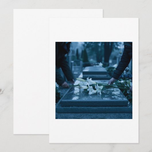 cemetery 招待状 (正面/裏面)