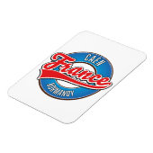 Cen Normandyフランスのレトロロゴ マグネット (左側)