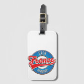 Cen Normandyフランスのレトロロゴ ラゲッジタグ (正面縦)