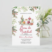 Cena De Navidad Christmas Cocktails Holiday Party 招待状 (スタンド正面)