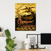 Cendrillon~ヴィンテージフランスのシアター広告ズ。 ポスター (ホームオフィス)