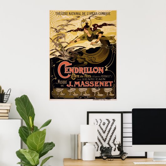 Cendrillon, conte de fées -  Opera Poster ポスター (ホームオフィス)