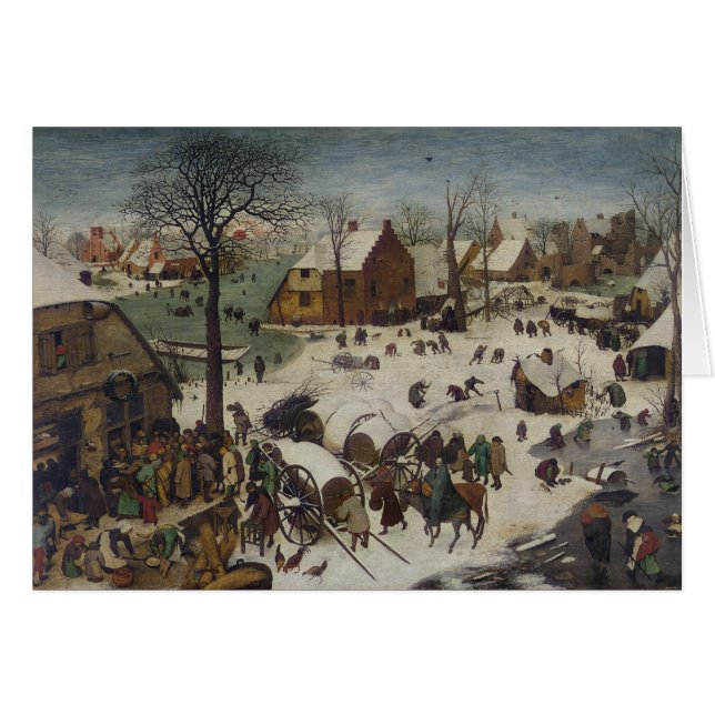 Census at Bethlehem by Pieter Bruegel (正面横)