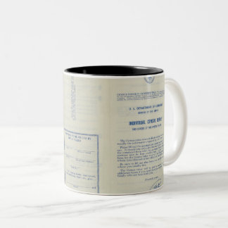 Census Record Mug ツートーンマグカップ