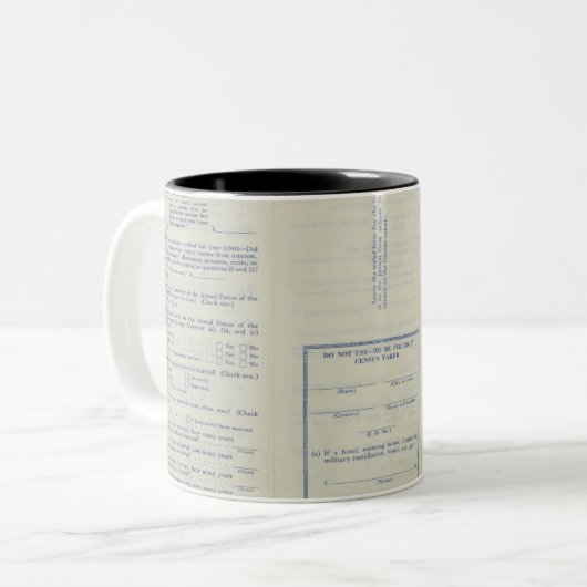 Census Record Mug ツートーンマグカップ (正面左)