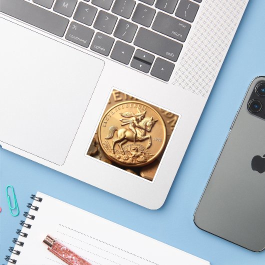 「CENTaur」 シール (ノートパソコンとiPhone)