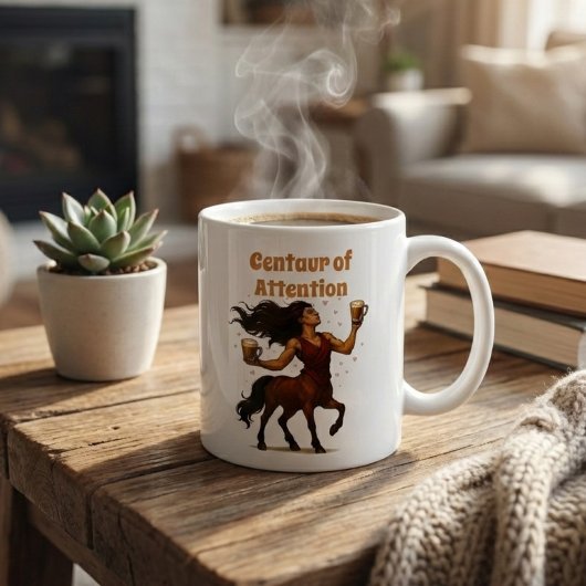 Centaur of Attention Funny Pun - Greek Mythology コーヒーマグカップ