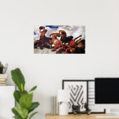 Centaurs by Arnold Bocklin ポスター (ホームオフィス)