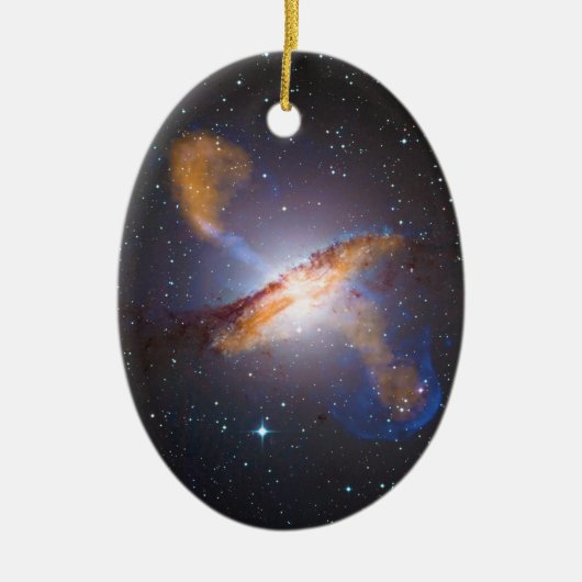 CentaurusはショーSupermassiveブラックホール動力を与えます セラミックオーナメント (正面)