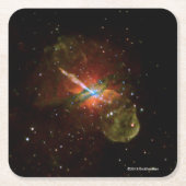 Centaurus A スクエアペーパーコースター (正面)
