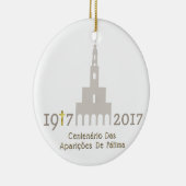 Centenário das Aparicoeses de Fatimaa -ポルトガル セラミックオーナメント (右)