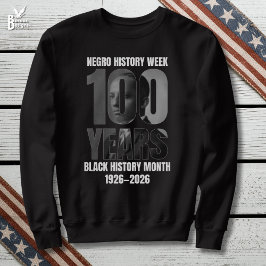Centenary Negro History Week Black HIstory Month スウェットシャツ