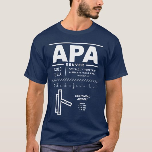 Centennial Airport APA T-Shirt Tシャツ (正面)