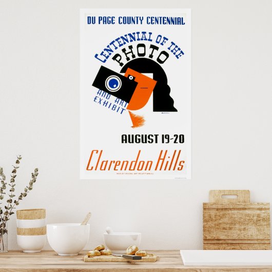 Centennial Art Photo 1939 WPA ポスター (キッチン)