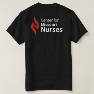 Center for Missouri Nurses Black T-Shirt Tシャツ